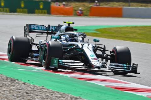 10 05 2019 xekx FIA Formula 1 Grand Prix of Spain 2019 Free Practice emspor Valtteri Bottas Mercedes AMG Petronas DFL DFB REGULATIONS PROHIBIT ANY USE OF PHOTOGRAPHS as IMAGE SEQUENCES and or QUASI VIDEO Barcelona eel-fotografie Eberhard Krieger