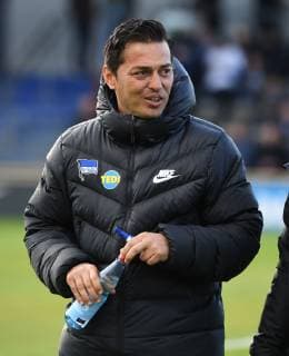 Soccer Mens Regional League Northeast Season 2018 2019 33 Matchday Hertha BSC II 1 FC Lok Leipzig 0 2 Coach Ante Covic Hertha BSC II 10 05 2019 Copyright: xMatthiasxKochx