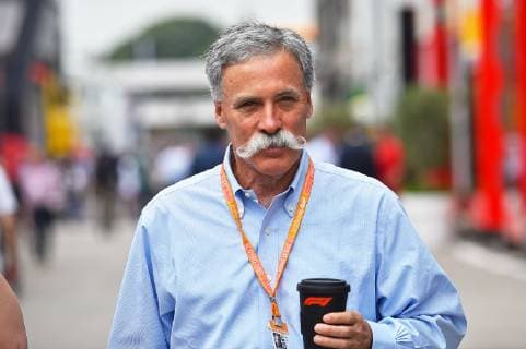 11 05 2019 xekx FIA Formula 1 Grand Prix of Spain 2019 Qualifying emspor Chase Carey Executive Chairman Formula One Group DFL DFB REGULATIONS PROHIBIT ANY USE OF PHOTOGRAPHS as IMAGE SEQUENCES and or QUASI VIDEO Barcelona eel-fotografie Eberhard Krieger