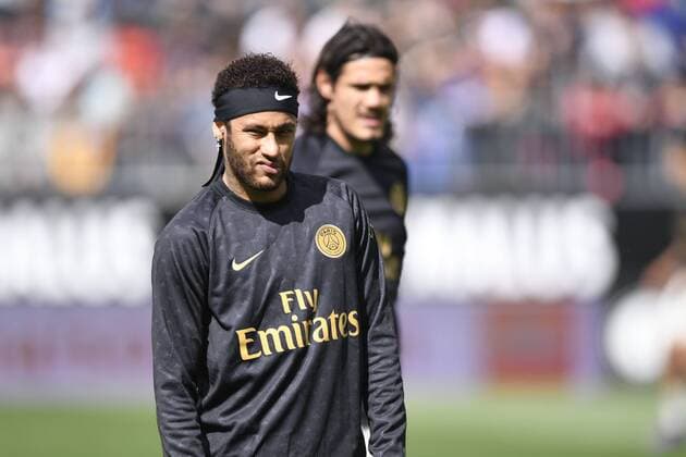 ECHAUFFEMENT - 10 NEYMAR JR (PSG) FOOTBALL : Angers vs Paris SG - Ligue 1 Conforama - 11 05 2019 AnthonyBIBARD FEP Panoramic 