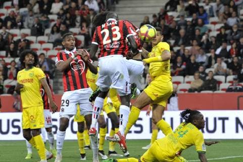 Malang Sarr (OGC Nice) - but FOOTBALL : OGC Nice vs FC Nantes - Ligue 1 conforama - Nice - 11 05 2019 NorbertScanella Panoramic 