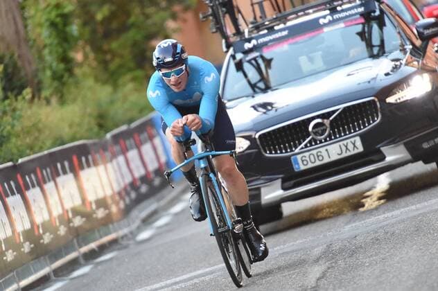 11-05-2019 Giro D italia; Tappa 01 Bologna - Bologna; 2019, Movistar; Sutterlin, Jasha; Bologna - San Luca; 