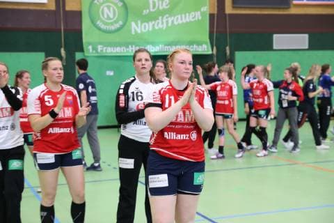 Herrenberg after the match TSV Nord Harrislee vs SG H2Ku Herrenberg Handball 2 Bundesliga Women 11 05 19 Harrislee Copyright: xEIBNER Mario_Kobergx EP_eer