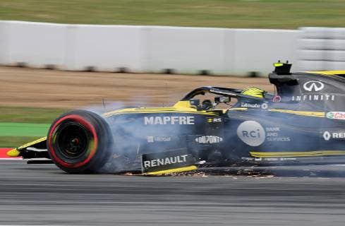 May 11, 2019 - Barcelona, Catalonia, Spain - Renault of Nico Hulkenberg during the qualifying of the GP Spain Formula 1, on 11th May 2019, Barcelona, Spain. F1 Grand Prix of Spain - Qualifying  - ZUMAn230 20190511_zaa_n230_1259 Copyright: xJoanxVallsx