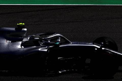 Finnish Formula One driver Valtteri Bottas of Mercedes steers his car at the start of the Spanish Grand Prix held at Montmelo Circuit in Montmelo, Barcelona, Spain, 12 May 2019. 2019 Spanish Grand Prix !ACHTUNG: NUR REDAKTIONELLE NUTZUNG!  Copyright: xAlbertoxEstevezx GRAFCAT8874 20190512-636932749862904194