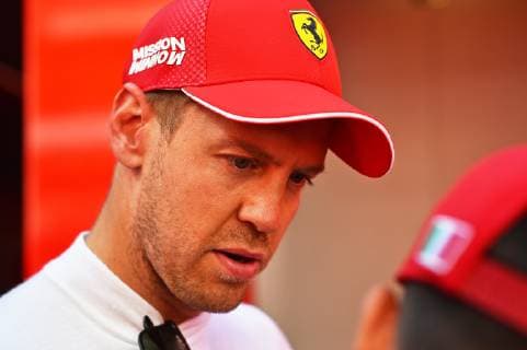 12 05 2019 xekx FIA Formula 1 Grand Prix of Spain 2019 Race emspor Disappointed Sebastian Vettel Ferrari only 4th place DFL DFB REGULATIONS PROHIBIT ANY USE OF PHOTOGRAPHS as IMAGE SEQUENCES and or QUASI VIDEO Barcelona eel-fotografie Eberhard Krieger