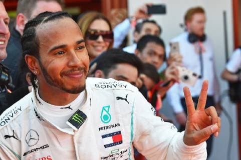 12 05 2019 xekx FIA Formula 1 Grand Prix of Spain 2019 Race emspor winner 1 place Lewis Hamilton Mercedes AMG Petronas DFL DFB REGULATIONS PROHIBIT ANY USE OF PHOTOGRAPHS as IMAGE SEQUENCES and or QUASI VIDEO Barcelona eel-fotografie Eberhard Krieger
