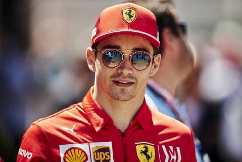 12th May 2019, Circuit de Barcelona-Catalunya, Barcelona, Spain; Formula One Grand Prix of Spain, race day; Charles Leclerc of the Ferrari Team walks throigh the paddock before the F1 race  ActionPlus12134439 PabloxGuillen