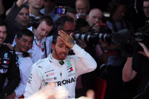 Photo4 LaPresse 12 05 2019 Montmelo, Spain Grand Prix Formula One Spain 2019 In the pic: Lewis Hamilton (GBR) Mercedes AMG F1 W10  Copyright: xPhoto4 LaPressex