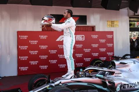 Motorsports: FIA Formula One World Championship WM Weltmeisterschaft 2019, Grand Prix of Spain, 44 Lewis Hamilton (GBR, Mercedes AMG Petronas Motorsport), Barcelona Spain