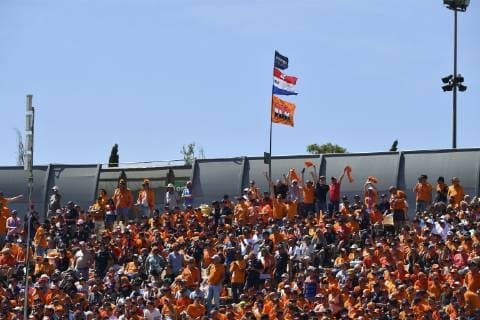Motorsports: FIA Formula One World Championship WM Weltmeisterschaft 2019, Grand Prix of Spain, Fans of 33 Max Verstappen (NLD, Aston Martin Red Bull Racing), Barcelona Spain