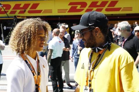 Motorsports: FIA Formula One World Championship WM Weltmeisterschaft 2019, Grand Prix of Spain, Xavi Simons (NLD), Neymar da Silva Santos Junior (BRA) Barcelona Spain