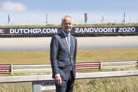 Sport Bilder des Tages The following text was translated automatically 14-05-2019 Zandvoort, press conference, PK, Pressekonferenz Formula 1 Heineken Dutch Grand Prix 2020burgemeester van Zandvoort Niek Meijer photo and Copyright: Photo Leo bird Song VOF  Copyright: xHollandsexHoogtex xLeoxVogelzangx x89689116x