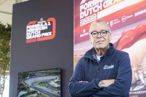 The following text was translated automatically 14-05-2019 Zandvoort, press conference, PK, Pressekonferenz Formula 1 Heineken Dutch Grand Prix 2020Olav Mol (20 January 1962, Bloemendaal) is a Dutch commentator and presenter of Formula One. Mol was a DJ for his Formula 1 adventure, but meanwhile has been in the Formula 1 commentary since 1991. He is known for his energetic style of reporting. Photo and Copyright: Photo Leo bird Song VOF  Copyright: xHollandsexHoogtex xLeoxVogelzangx x89689154x