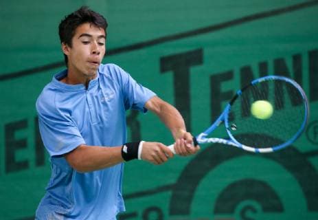 TENNIS - International Spring Bowl 2019 TRAISKIRCHEN,AUSTRIA,14.MAI.19 - TENNIS - International Spring Bowl. Image shows Timo Legout (FRA). GEPAxpictures xMarioxKneisl