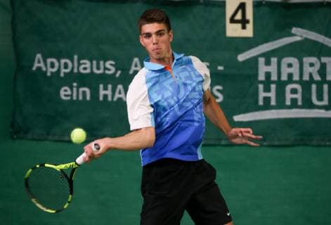 TENNIS - International Spring Bowl 2019 TRAISKIRCHEN,AUSTRIA,14.MAI.19 - TENNIS - International Spring Bowl. Image shows Jiri Barnat (CZE). GEPAxpictures xMarioxKneisl