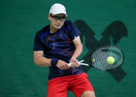 TENNIS - International Spring Bowl 2019 TRAISKIRCHEN,AUSTRIA,14.MAI.19 - TENNIS - International Spring Bowl. Image shows Osman Torski (GER). GEPAxpictures xMarioxKneisl