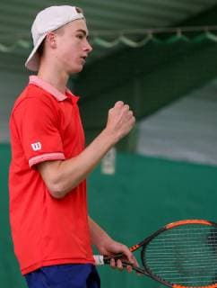 TENNIS - International Spring Bowl 2019 TRAISKIRCHEN,AUSTRIA,14.MAI.19 - TENNIS - International Spring Bowl. Image shows Lukas Neumayer (AUT). GEPAxpictures xMarioxKneisl