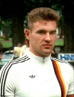 Cycling Remig Stumpf Portrait National Jersey Aufn 01 08 1988 HM