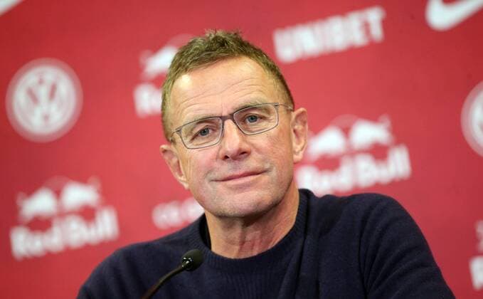 RB Leipzig Press Conference Football Leipzig, 16 05 2019, RBL Academy, Football, Bundesliga , RB LEIPZIG PK two days before the match at Werder Bremen, the last match of the Bundesliga season 2018 19 , In the picture coach Ralf Rangnick RB Leipzig ,