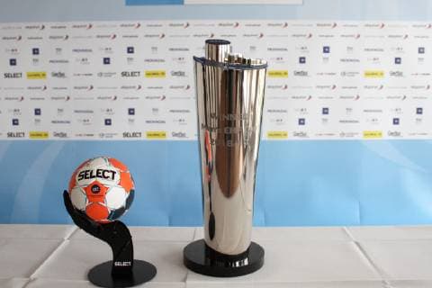 Handball, EHF-Cup, Final Four, Pressekonferenz Coupe EHF HANDBALL : EHF Cup - Media Call - 16 05 2019 KevinDomas Panoramic 