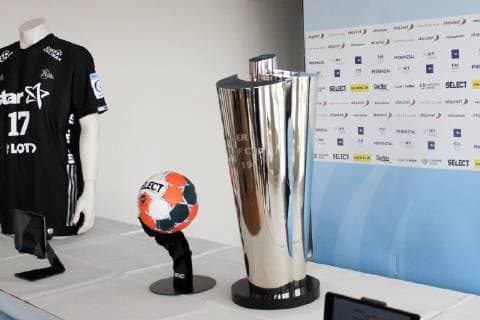 Handball, EHF-Cup, Final Four, Pressekonferenz Coupe EHF HANDBALL : EHF Cup - Media Call - 16 05 2019 KevinDomas Panoramic 
