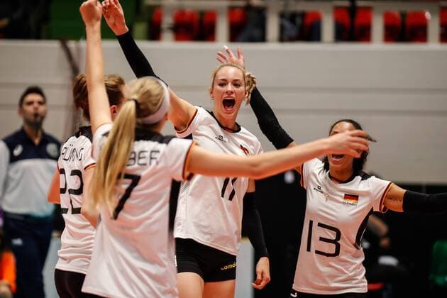 Montreux Volley Masters Germany vs Poland 2019 Louisa Lippmann Germany 11 Montreux Volley Masters Germany vs Poland 2019 on May, 16, 2019 in Montreux Switzerland xUSx
