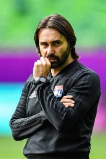 coach Reynald Pedros of Olympique Lyonnais women during a training session prior to UEFA Women s Champions League final match between Olympique Lyonnais women v FC Barcelona, Barca women on May 17, 2018 at Ferencvaros Stadium in Budapest, Hungary UEFA Women s Champions League 2018 2019 xVIxVIxImagesx xGerritxvanxKeulenxIVx 14485622