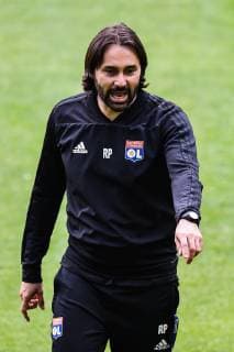 coach Reynald Pedros of Olympique Lyonnais women during a training session prior to UEFA Women s Champions League final match between Olympique Lyonnais women v FC Barcelona, Barca women on May 17, 2018 at Ferencvaros Stadium in Budapest, Hungary UEFA Women s Champions League 2018 2019 xVIxVIxImagesx xGerritxvanxKeulenxIVx 14485634