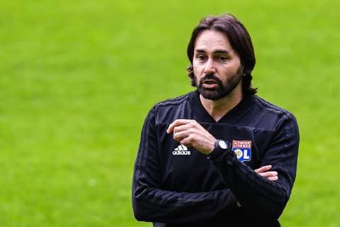 coach Reynald Pedros of Olympique Lyonnais women during a training session prior to UEFA Women s Champions League final match between Olympique Lyonnais women v FC Barcelona, Barca women on May 17, 2018 at Ferencvaros Stadium in Budapest, Hungary UEFA Women s Champions League 2018 2019 xVIxVIxImagesx xGerritxvanxKeulenxIVx 14485638