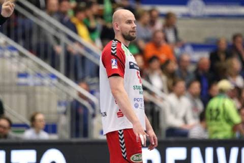 Markus Fuchs ASV Hamm Westfalen 6 , ASV Hamm Westfalen vs. TV Emsdetten, Handball, 2 Bundesliga, 17 05 2019, ASV Hamm Westfalen vs. TV Emsdetten, Handball, 2 Bundesliga, 17 05 2019 Hamm Copyright: xEIBNER JanxStrohdiekx EP_JSK
