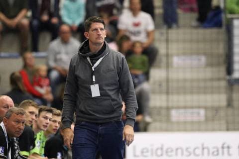 Daniel Kubes Trainer TV Emsdetten , ASV Hamm Westfalen vs. TV Emsdetten, Handball, 2 Bundesliga, 17 05 2019, ASV Hamm Westfalen vs. TV Emsdetten, Handball, 2 Bundesliga, 17 05 2019 Hamm Copyright: xEIBNER JanxStrohdiekx EP_JSK