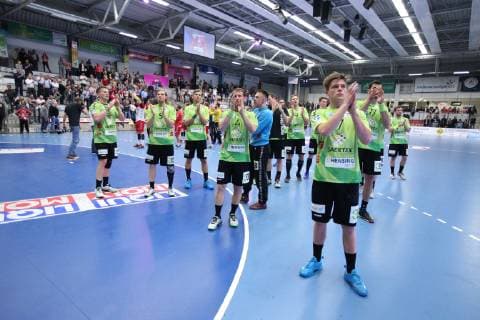 disappointment at TV Emsdetten, ASV Hamm Westfalen vs TV Emsdetten, Handball, 2 Bundesliga, 17 05 2019, ASV Hamm Westfalen vs TV Emsdetten, Handball, 2 Bundesliga, 17 05 2019 Hamm Copyright: xEIBNER JanxStrohdiekx EP_JSK