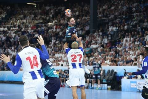 Fabian Wiede (Berlin) HANDBALL : EHF Cup - Demi-finale - Fuchse Berlin vs FC Porto - 17 05 2019 KevinDomas Panoramic 