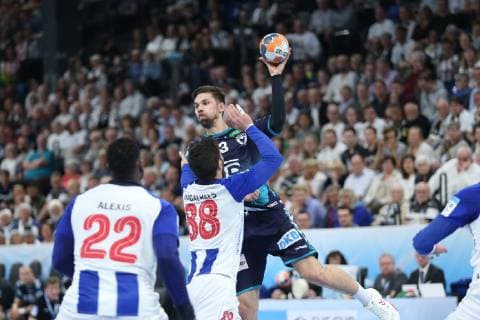 Fabian Wiede (Berlin) HANDBALL : EHF Cup - Demi-finale - Fuchse Berlin vs FC Porto - 17 05 2019 KevinDomas Panoramic 