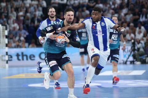 Fabian Wiede (Berlin) HANDBALL : EHF Cup - Demi-finale - Fuchse Berlin vs FC Porto - 17 05 2019 KevinDomas Panoramic 