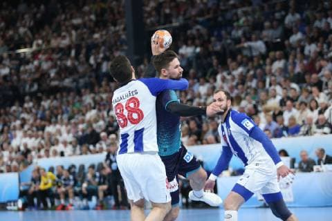 Fabian Wiede (Berlin) HANDBALL : EHF Cup - Demi-finale - Fuchse Berlin vs FC Porto - 17 05 2019 KevinDomas Panoramic 