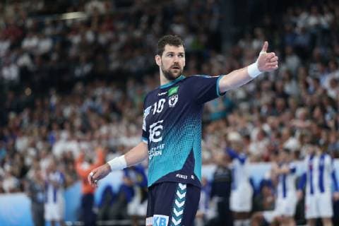 Jakov Gojun (Berlin) HANDBALL : EHF Cup - Demi-finale - Fuchse Berlin vs FC Porto - 17 05 2019 KevinDomas Panoramic 