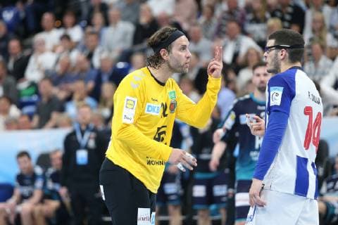 Silvio Heinevetter (Berlin) HANDBALL : EHF Cup - Demi-finale - Fuchse Berlin vs FC Porto - 17 05 2019 KevinDomas Panoramic 