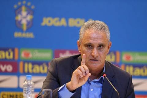 (190518) -- RIO DE JANEIRO, May 18, 2019 (Xinhua) -- Brazilian s coach Tite speaks during a press conference, PK, Pressekonferenz to announce the list of the 23 players for the Copa America 2019 at the headquarter of CBF (Brazilian Football Confederation) in Rio de Janeiro, RJ, Brazil, on May 17, 2019. The tournament will be held from June 14 to July 7 in five cities in Brazil. (Xinhua Li Ming) (SP)BRAZIL-RIO DE JANEIRO-COPA AMERICA 2019-CBF 
