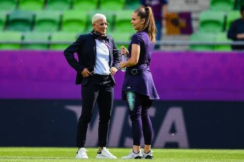 (L-R) Shanice van de Sanden of Olympique Lyonnais women, Lieke Martens of FC Barcelona, Barca women during the UEFA Women s Champions League final match between Olympique Lyonnais women v FC Barcelona women on May 18, 2018 at Ferencvaros Stadium in Budapest, Hungary UEFA Women s Champions League 2018 2019 xVIxVIxImagesx xGerritxvanxKeulenxIVx 14493425
