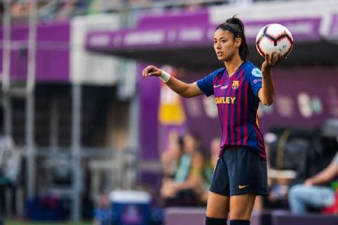 190518 Leila of Barcelona during the UEFA Women s Champions League final match between Lyon and Barcelona on May 18, 2019 in Budapest Photo Jon Olav Nesvold BILDBYRAN kod JE 160443,  Copyright: JONxOLAVxNESVOLD BB190518JE017