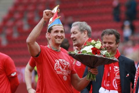 18 05 2019, xavx, Football 1 Bundesliga, FSV Mainz 05 TSG 1899 Hoffenheim emspor, v l Farewell Goalkeeper Rene Adler 1 FSV Mainz 05 DFL DFB REGULATIONS PROHIBIT ANY USE OF PHOTOGRAPHS as IMAGE SEQUENCES and or QUASI VIDEO Mainz