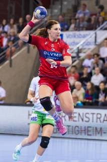 Ludwigsburg, Germany 18 May 2019 HBF 18 19 SG BBM Bietigheim vs Frisch Auf Goeppingen Karolina Kudlacz Gloc Bietigheim Ludwigsburg MHP Arena Baden Württemberg Germany