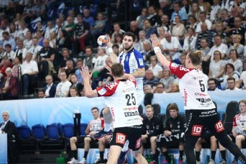 Handball, EHF-Cup, Team Tvis Holstebro - FC Porto, Spiel um Platz 3 Fabio Magalhaes (Porto) HANDBALL : EHF Cup - Finale 3 4 - TTH Holstebro vs FC Porto - 18 05 2019 KevinDomas Panoramic 
