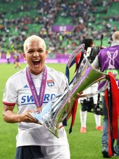 Shanice van de Sanden of Olympique Lyonnais women during the UEFA Women s Champions League final match between Olympique Lyonnais women v FC Barcelona, Barca women on May 18, 2018 at Ferencvaros Stadium in Budapest, Hungary UEFA Women s Champions League 2018 2019 xVIxVIxImagesx xGerritxvanxKeulenxIVx 14497350