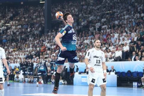 Hans Lindberg (Berlin) HANDBALL : EHF Cup - Finale - THW Kiel vs Fuchse Berlin - 18 05 2019 KevinDomas Panoramic 