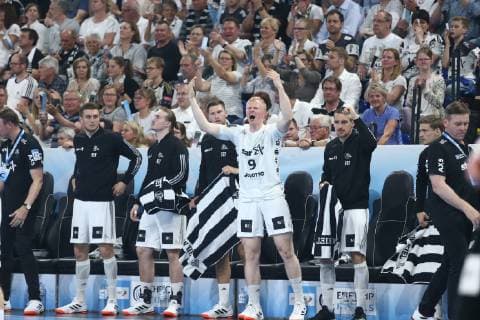 Handball, EHF-Cup, Finale, THW Kiel - Füchse Berlin Sebastian Firnhaber (Kiel) HANDBALL : EHF Cup - Finale - THW Kiel vs Fuchse Berlin - 18 05 2019 KevinDomas Panoramic 