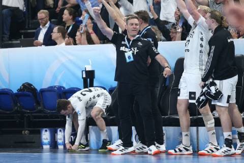 Handball, EHF-Cup, Finale, THW Kiel - Füchse Berlin Alfred Gislason (Kiel) HANDBALL : EHF Cup - Finale - THW Kiel vs Fuchse Berlin - 18 05 2019 KevinDomas Panoramic 