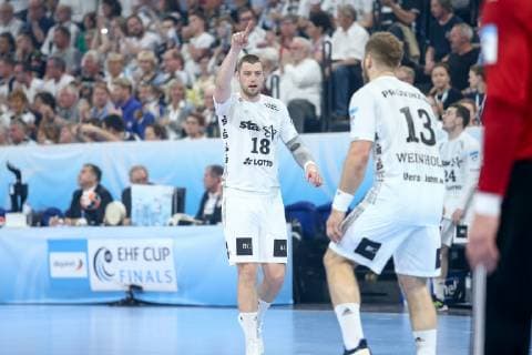 Niklas Ekberg (Kiel) HANDBALL : EHF Cup - Finale - THW Kiel vs Fuchse Berlin - 18 05 2019 KevinDomas Panoramic 